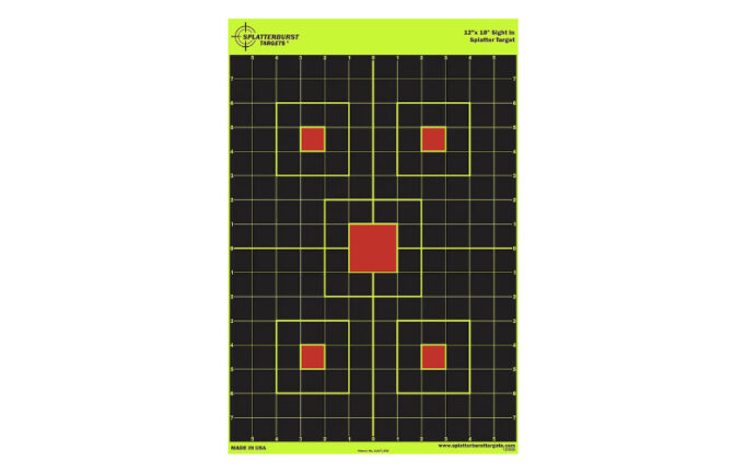 12″x18″ Sight in Splatterburst Target