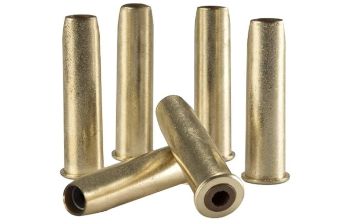 Umarex Colt Peacemaker Revolver Single Action Army Six-Shooter .177 Caliber Air Pistol, Spare BB Capsules, Gold (6 Pack)